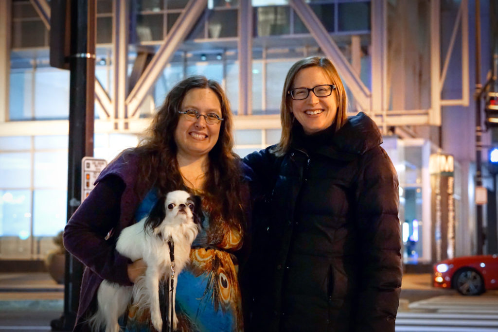 Veronica and Clare-- friends for life!